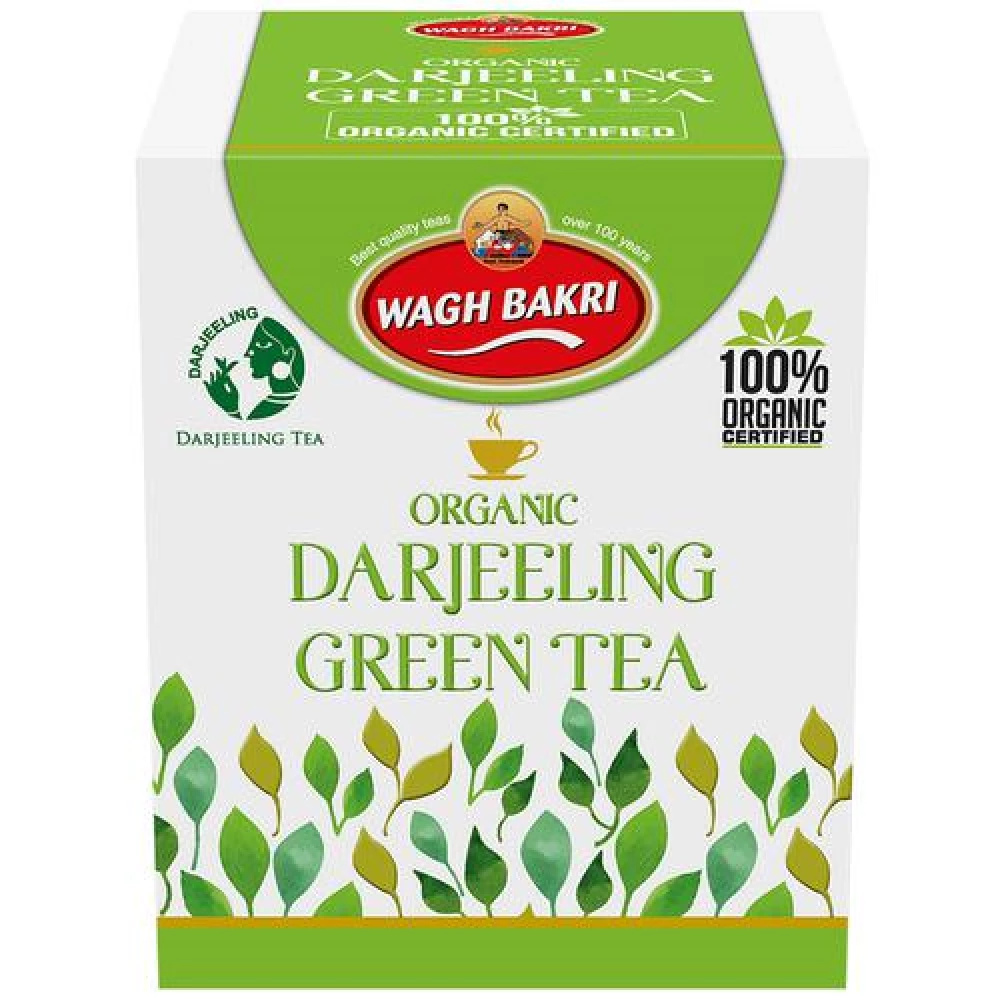 Wagh Bakri Organic Darjeeling Green Tea, 100 g-1.webp